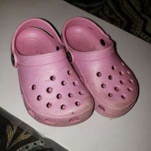 Toddler pink CROCS size 6/7
